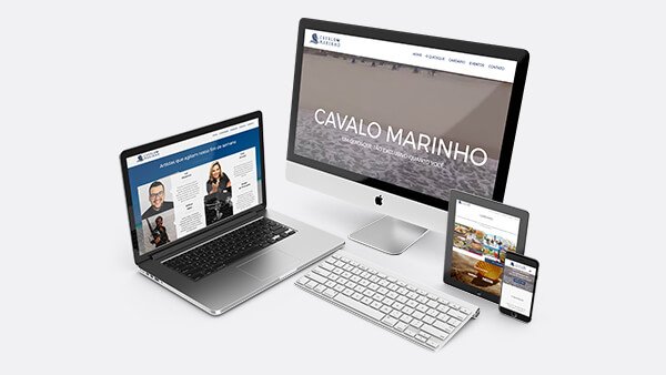 cartão de visitas da cavalo marinho